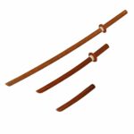 A001 Bokken, Kodachi, Tanto + Tsuba x2 + Plastik Saya (İthal)
