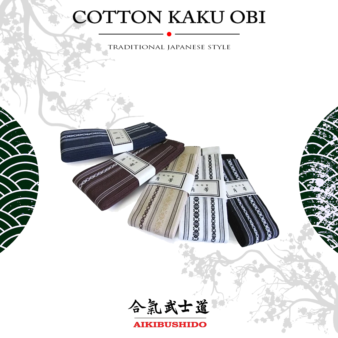 COTTON KAKU OBI JP.3.6 Pamuk Kaku Obi - Görsel 1