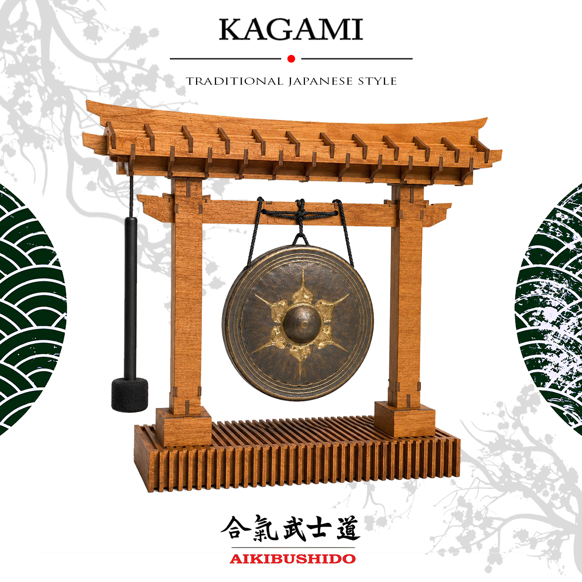 KAGAMI TR.12.1 - Japon Gong Maketi #AIKIBUSHIDO - Görsel 1