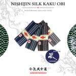 JP.3.7 Nishijin İpek Kaku Obi