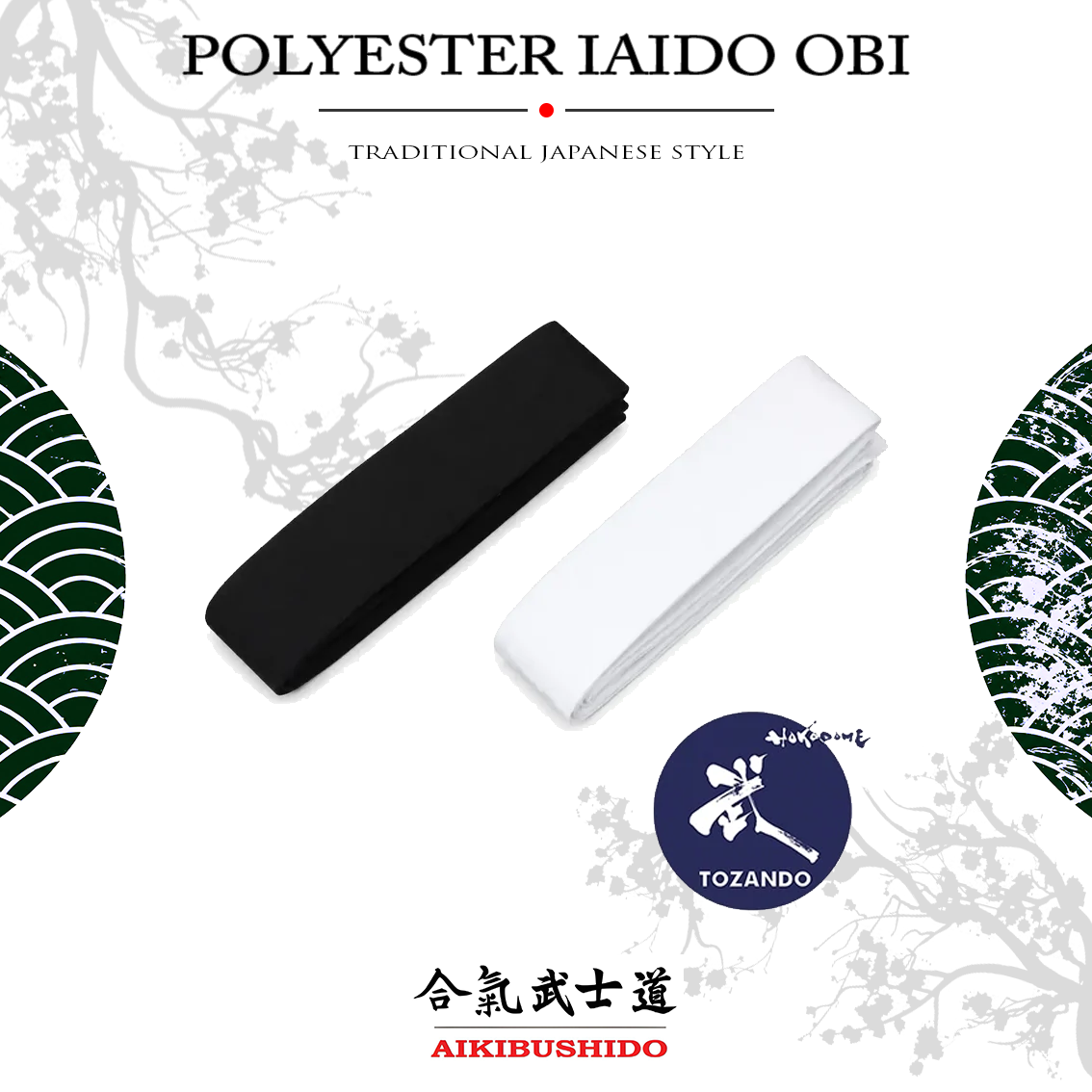 POLYESTER IAIDO OBI JP.3.5 Polyester Iaido Obi - Görsel 1
